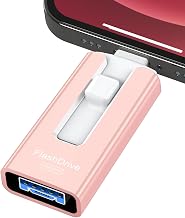 USB Flash Drive 512GB, Photo Stick Memory External Data Storage Thumb Drive Compatible for Phone, Pad, Android, PC and More Devices (Pink)