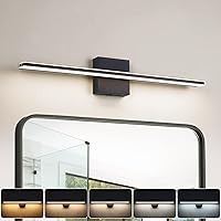 Vista 18 de LED Brushed Nickel Vanity Light for Bathroom Lighting Fixtures Over Mirror Modern Bath Vanity Lights Bar 24W 5CCT Diammable Bathroom Lights 31.5