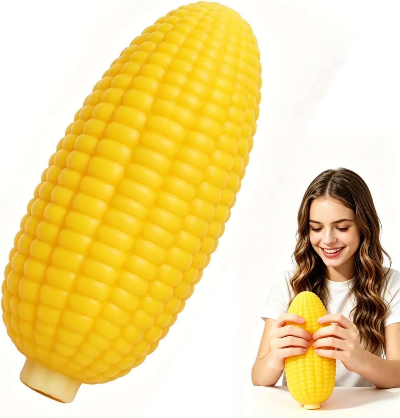 Giant Cute Realistic Squeez Set (Giant Corn) — image 1