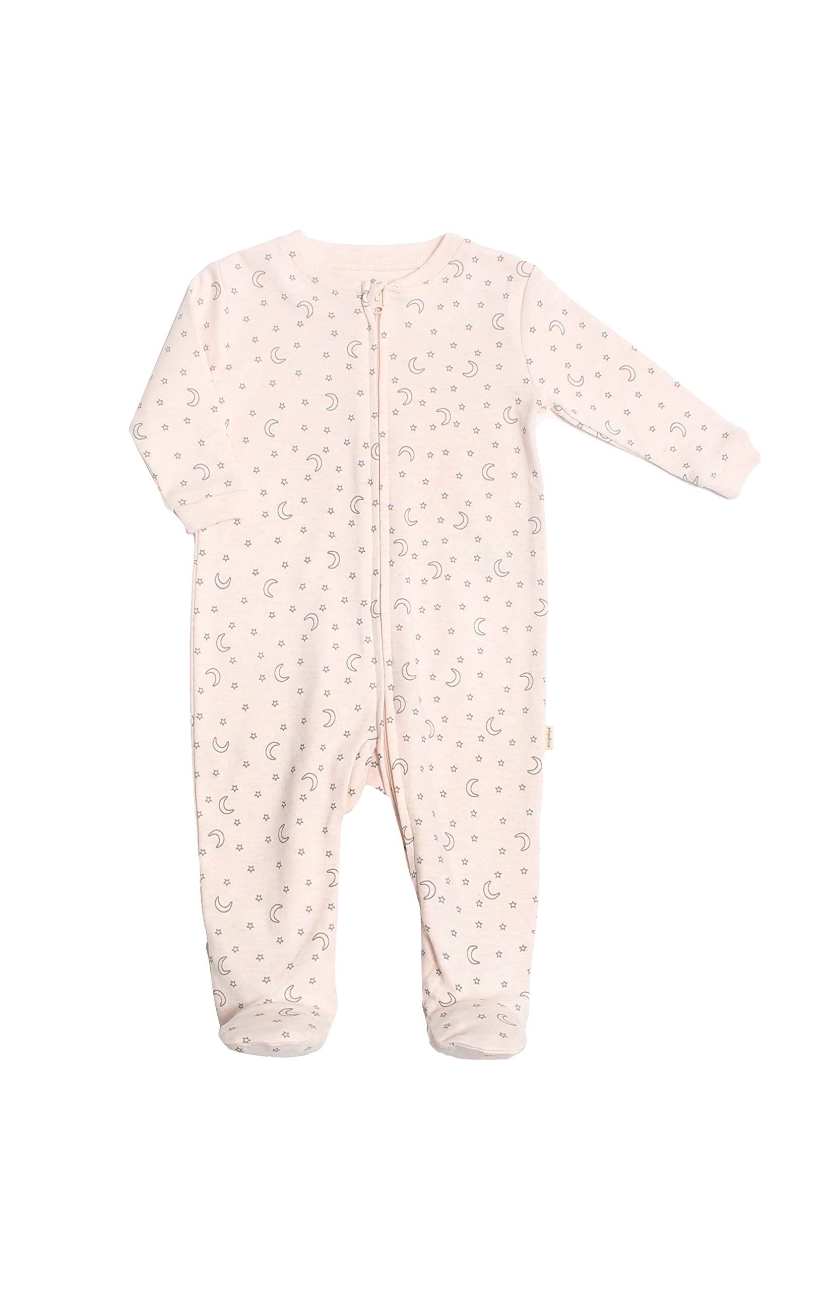 Snugabye Moons & Stars Dream Front-Zip Sleeper | Assorted Colours (Pink, Preemie)