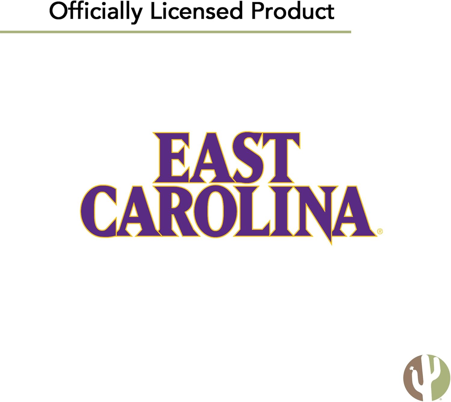 Desert Cactus East Carolina University Neck Tie ECU Pirates 100% Polyester Necktie with Logo, Officially Licensed - Image 6