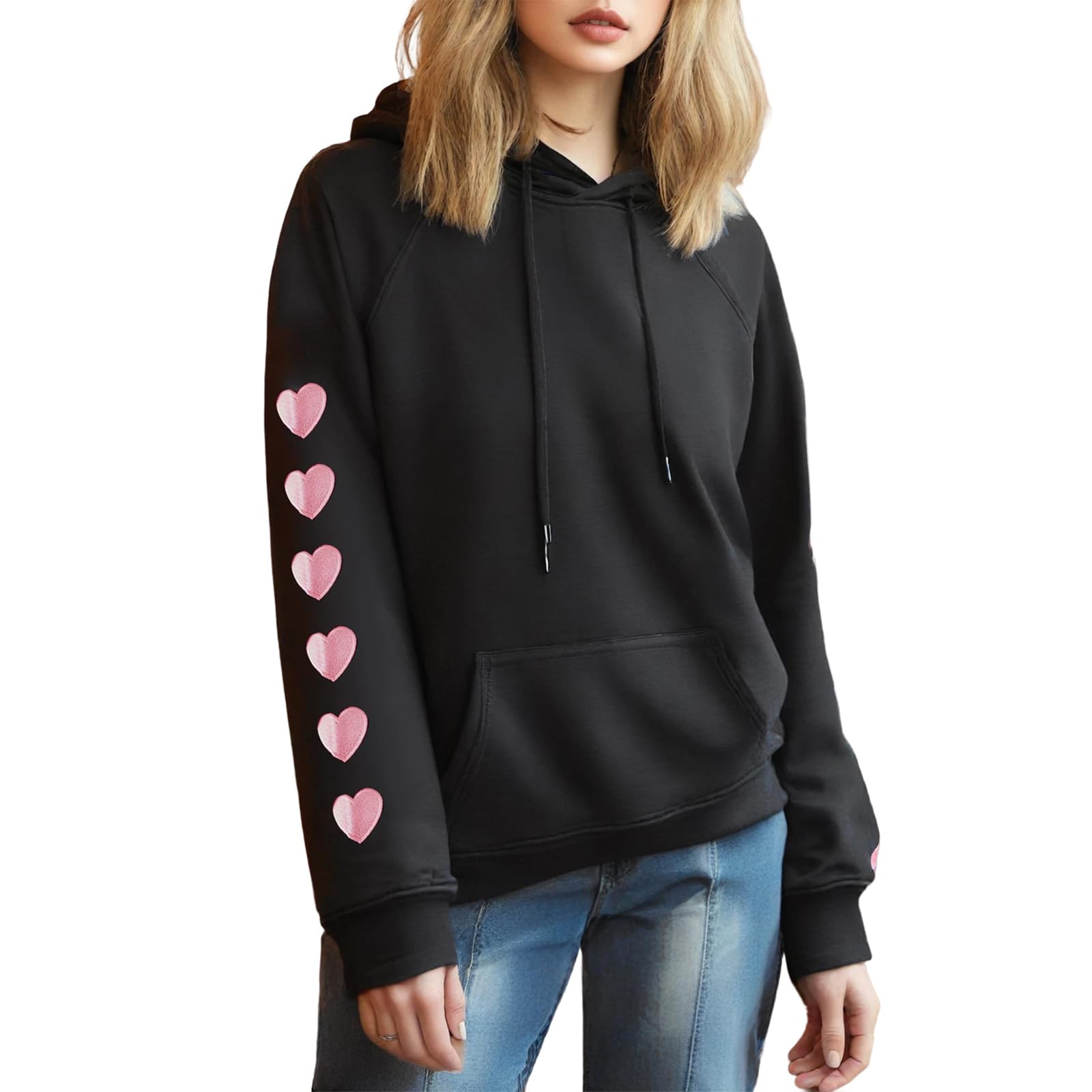 Polka Dot Hoodie and Shorts Set for Women Long Sleeve Oversized Hoodie and Matching Shorts Y2k Sweat Set