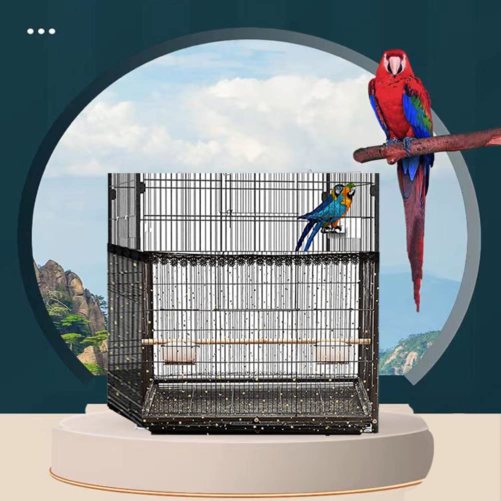 Copertura Per Gabbia Uccelli In Rete Bianca - Taglia S, Per Contenere Semi E Rifiuti - Foto 8