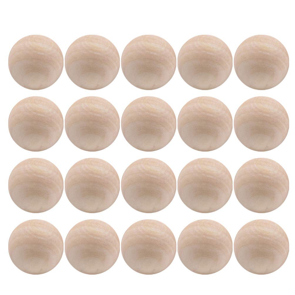 BELLE VOUS Palline in Legno Naturale Non Rifinite (Confezione da 1000