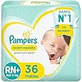 Fralda Pampers Premium Care Recém-Nascido RN 36 Unidades