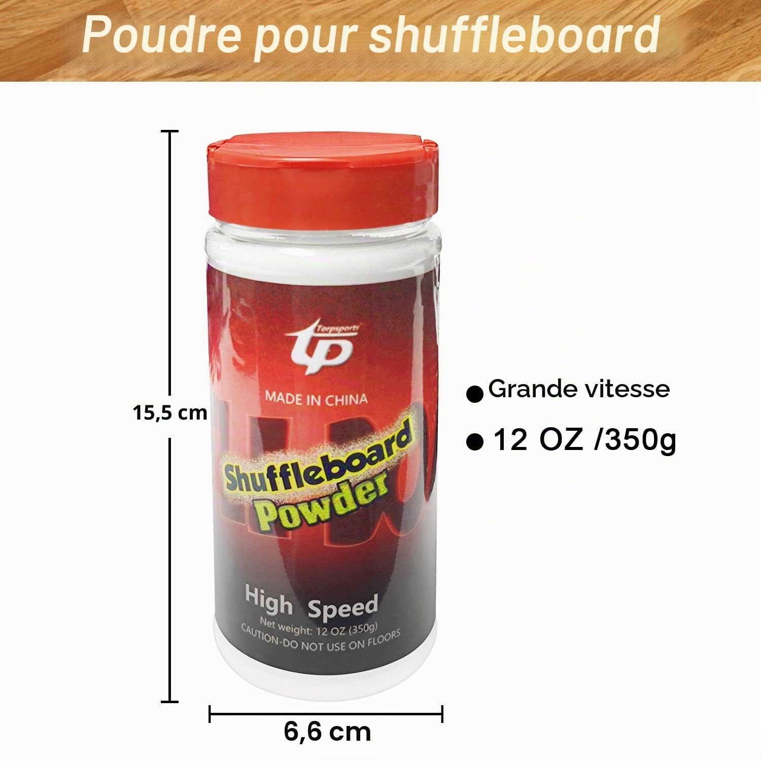 Shuffleboard Poudre Cire Shuffleboard Sable Cire Pelle à poussière Mini Balai