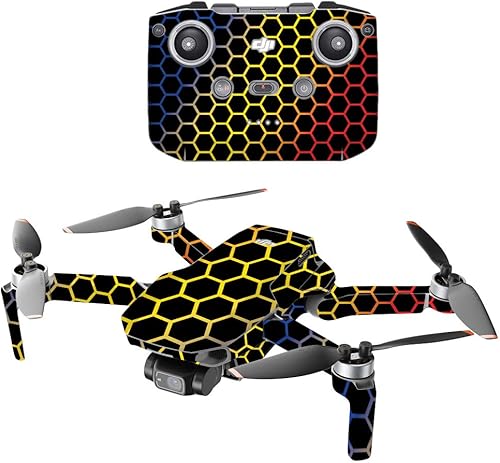 Miniatura 5 de MightySkins - Compatible con DJI Mini 2 Dron portátil - Azulejo de brújula  Cubierta protectora de vinilo duradera y única  Fácil de aplicar, quitar