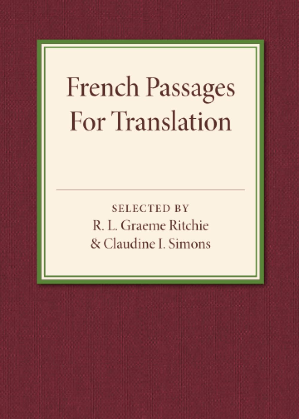 French Passages for Translation