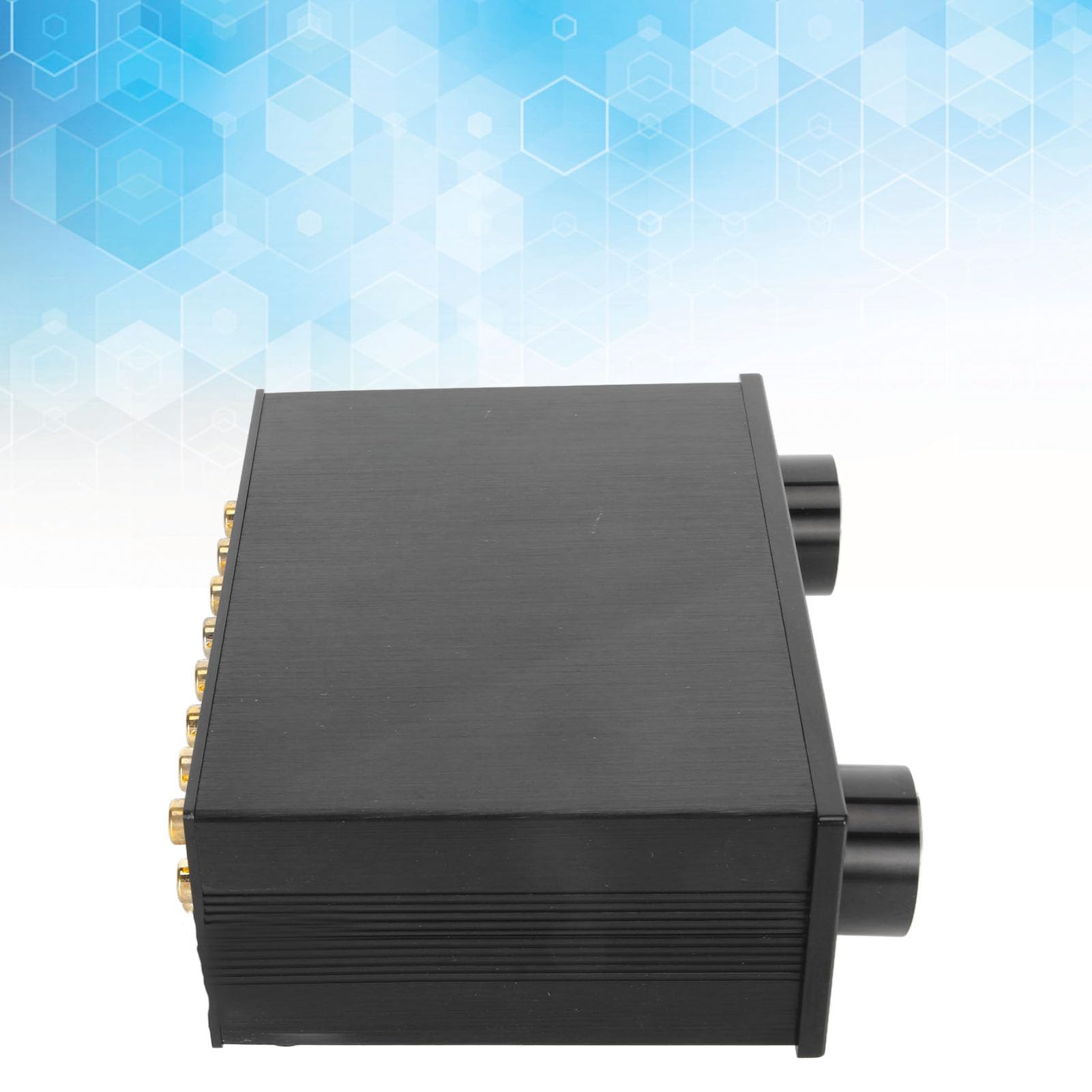 Conmutador de 4 Vías 4 en 1 Salida, Sonido HiFi sin Pérdidas, Enchufe Chapado en Oro, Conmutación Silenciosa, Señal Estéreo 2,0 L R, Caja Divisora ​​de Sonido HiFi