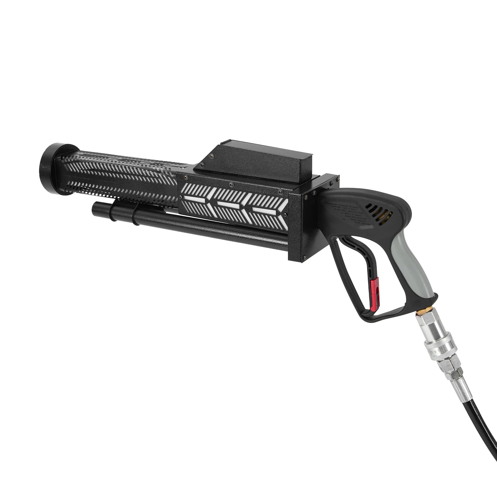CO2 Handblaster, CO2 Jet Machine Hand CO2 Cannone con perline LED, distanza di iniezione di fumo, 58 cm, 4 moschettoni, per KTV, riunioni di famiglia, matrimonio, compleanno, Halloween, Capodanno