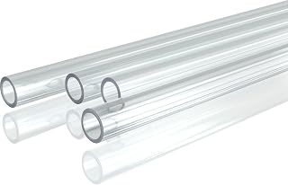 RAIJINTEK RAITUBO-H14 PETG Hard Tube, OD 14mm (9/16") ID 10mm (3/8"), 500 mm Lengths for Water cooling system, 4-pack (0R40B00116)