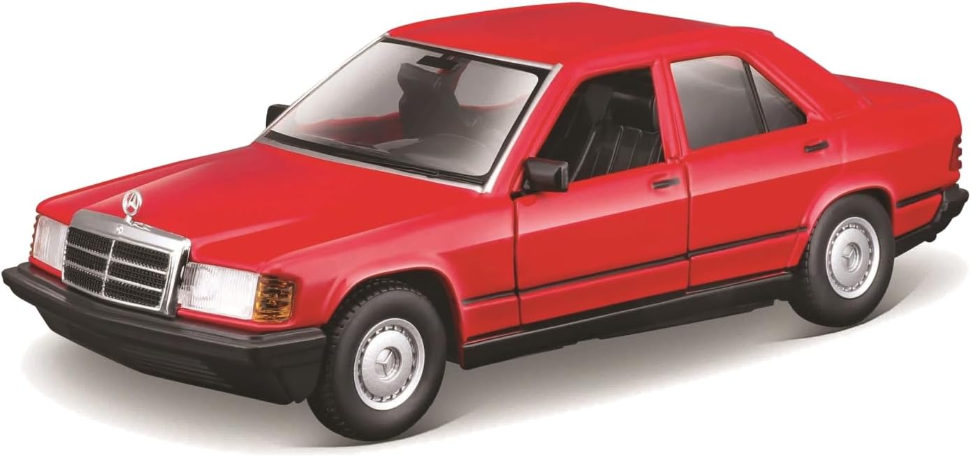 Mercedes-Benz 190 E 2.6 Red 1/24 Diecast Model Car 21103rd