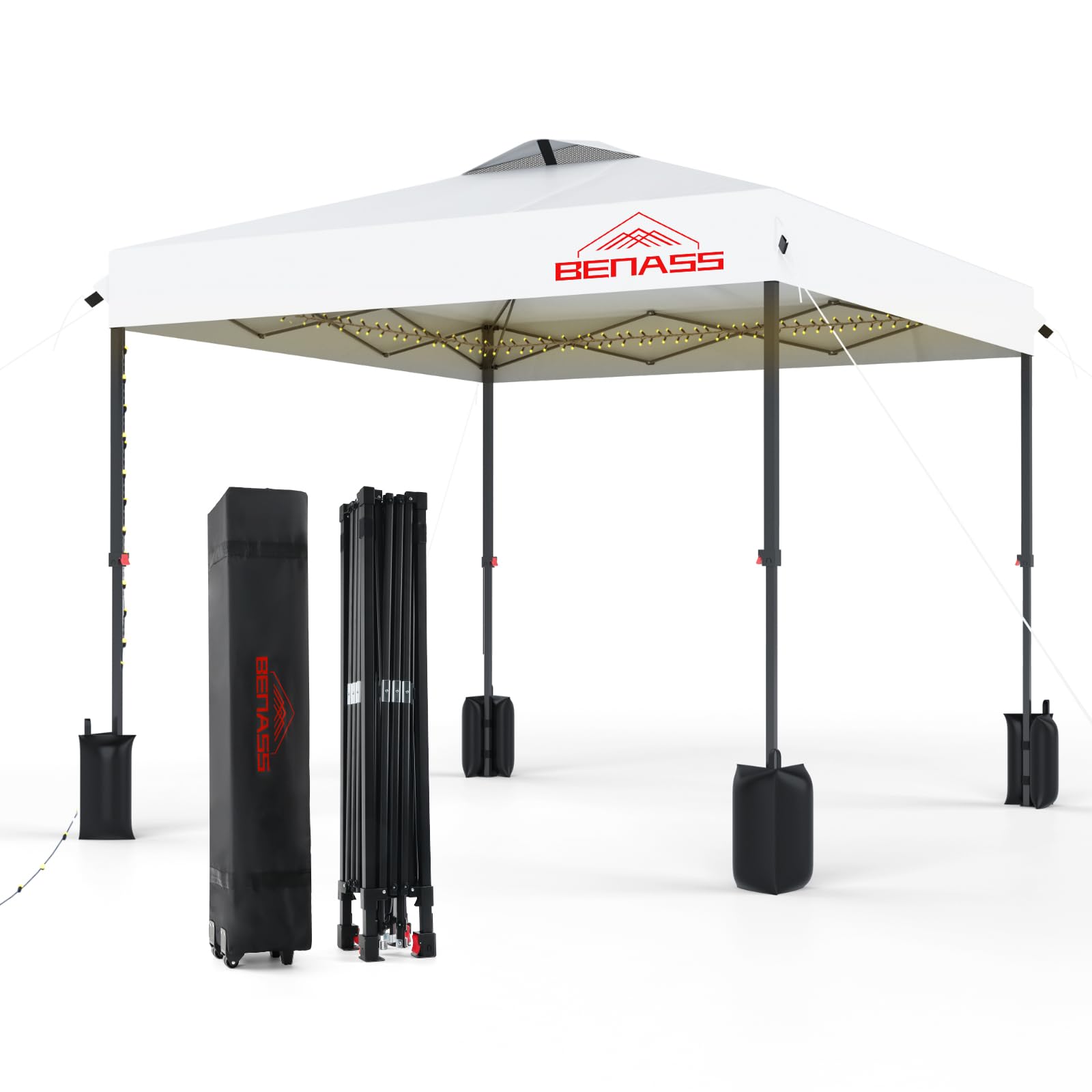 View 1 of **PARTS ONLY** Benass 12x12 Pop Up Canopy Tent