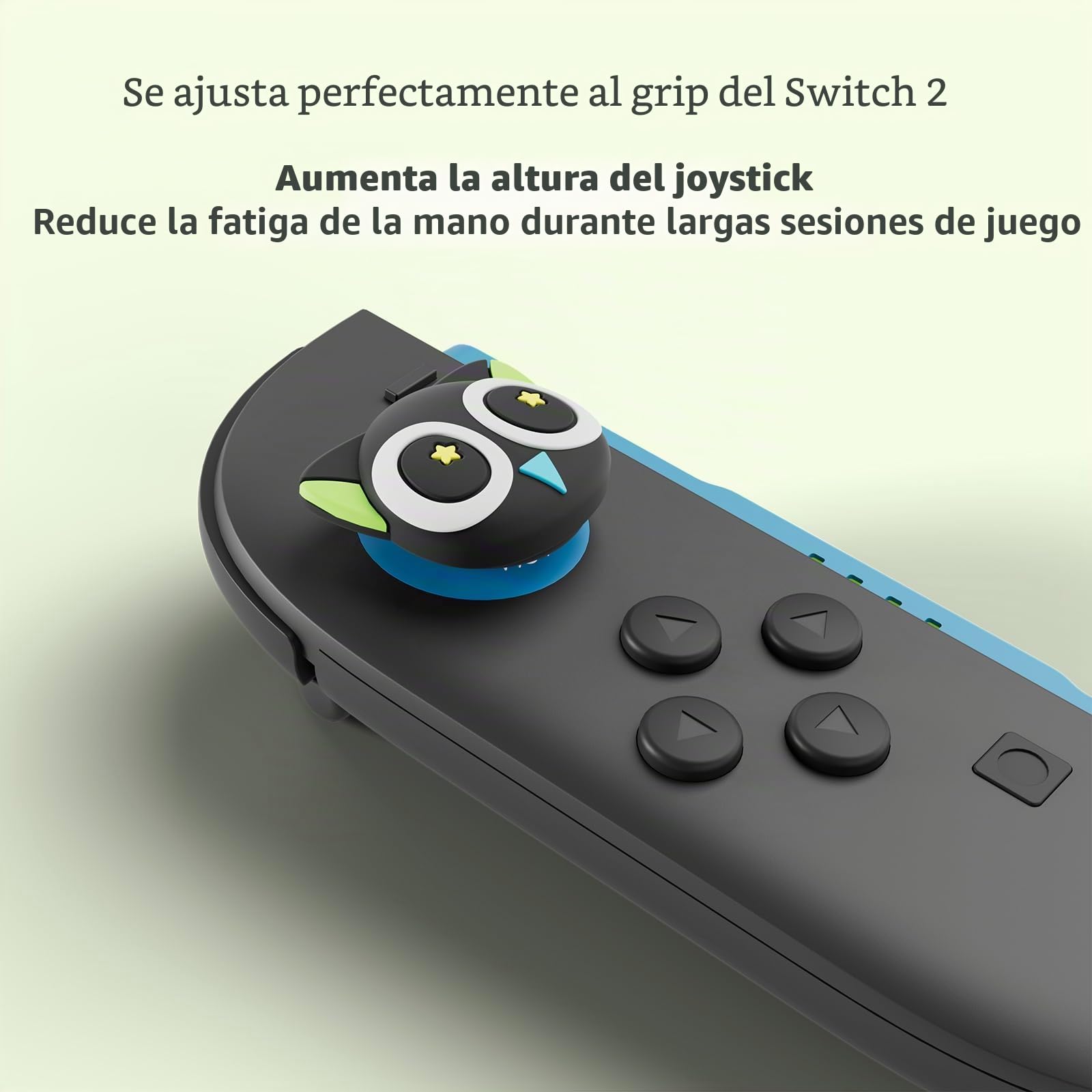 GeekShare Tapones de agarre para pulgar compatibles con Switch 2, tapas de silicona para el pulgar para Switch 2025, 4 piezas, la serie HEI