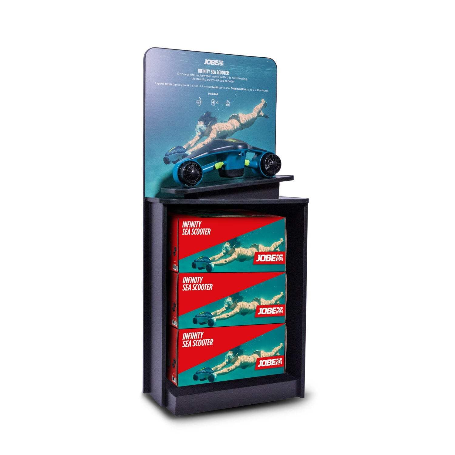 Seascooter Display JOBE para controlar la batería y funciones de tu propulsor de buceo 2