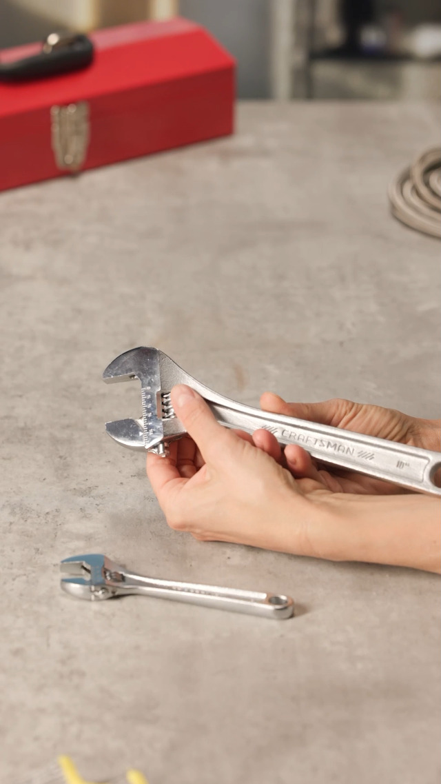 CRAFTSMAN All Steel Adjustable Wrench Set, 2 Piece (CMMT12006