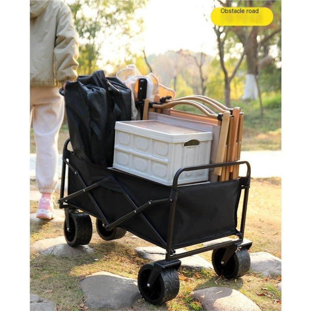 Plegable vagón portátil， Carrito de Playa Carrito de Camping Plegable Carrito de Camping Carrito de Camping Plegable for Exteriores