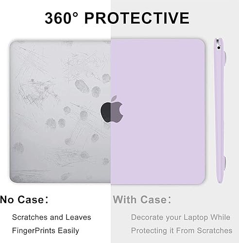 Miniatura 24 de B BELK Funda rígida compatible con MacBook Air de 13 pulgadas 2021 2020-2018 versión A2337 A2179 A1932, carcasa rígida para MacBook Air M1 de 13.3