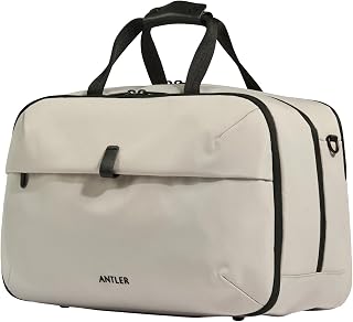 ANTLER Urban Light Overnight Bag, Black, Carry On Underseat, 11x17.7x7.9