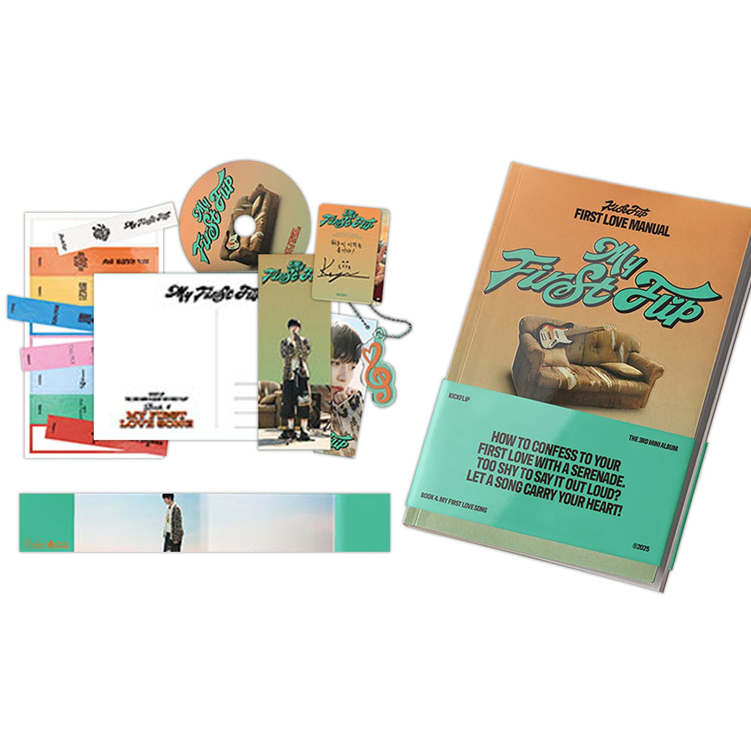 KickFlip - [My First Flip] (MY FIRST LOVE SONG Ver.) Photobook +