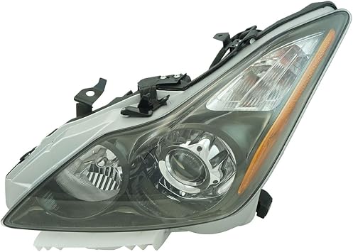 Headlight Front Left Clear for INFINITI G37 2011-2013