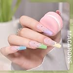 GAOY Pastel Pink Blue Gel Nail Polish Set, 6 Colors Green Yellow Nude Spring Soak Off UV Light Cure Gel Polish Kit for Salon and Nail Art DIY at Home