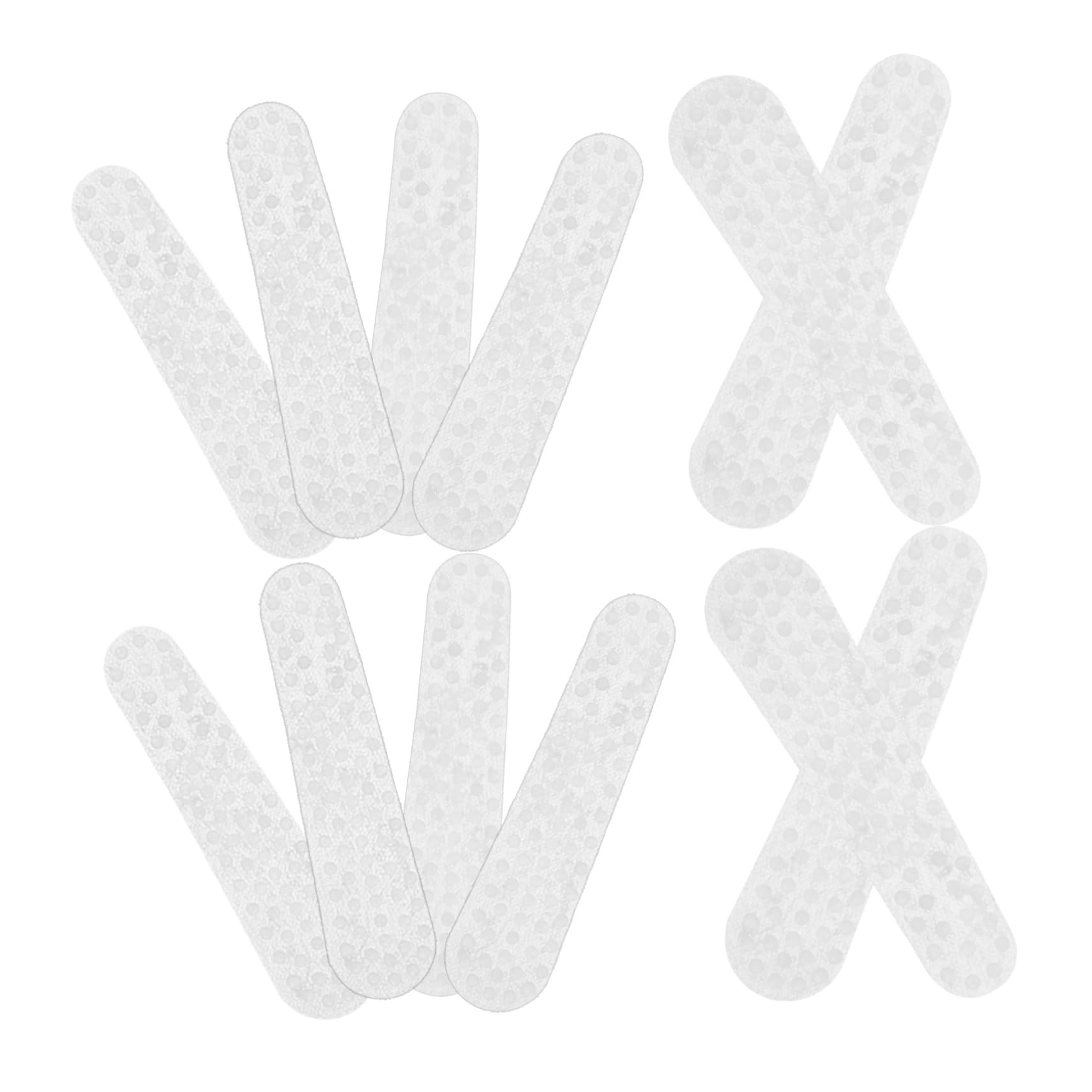 Unomor Silicone Clothes Hanger Grips 100pcs Non Slip Hanger Strips Easy Install Use