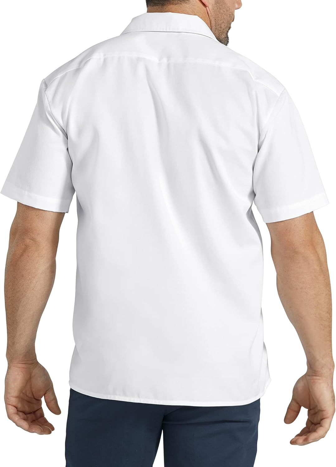 Dickies Men's Short-Sleeve Two-Tone Work Shirt: Clothing