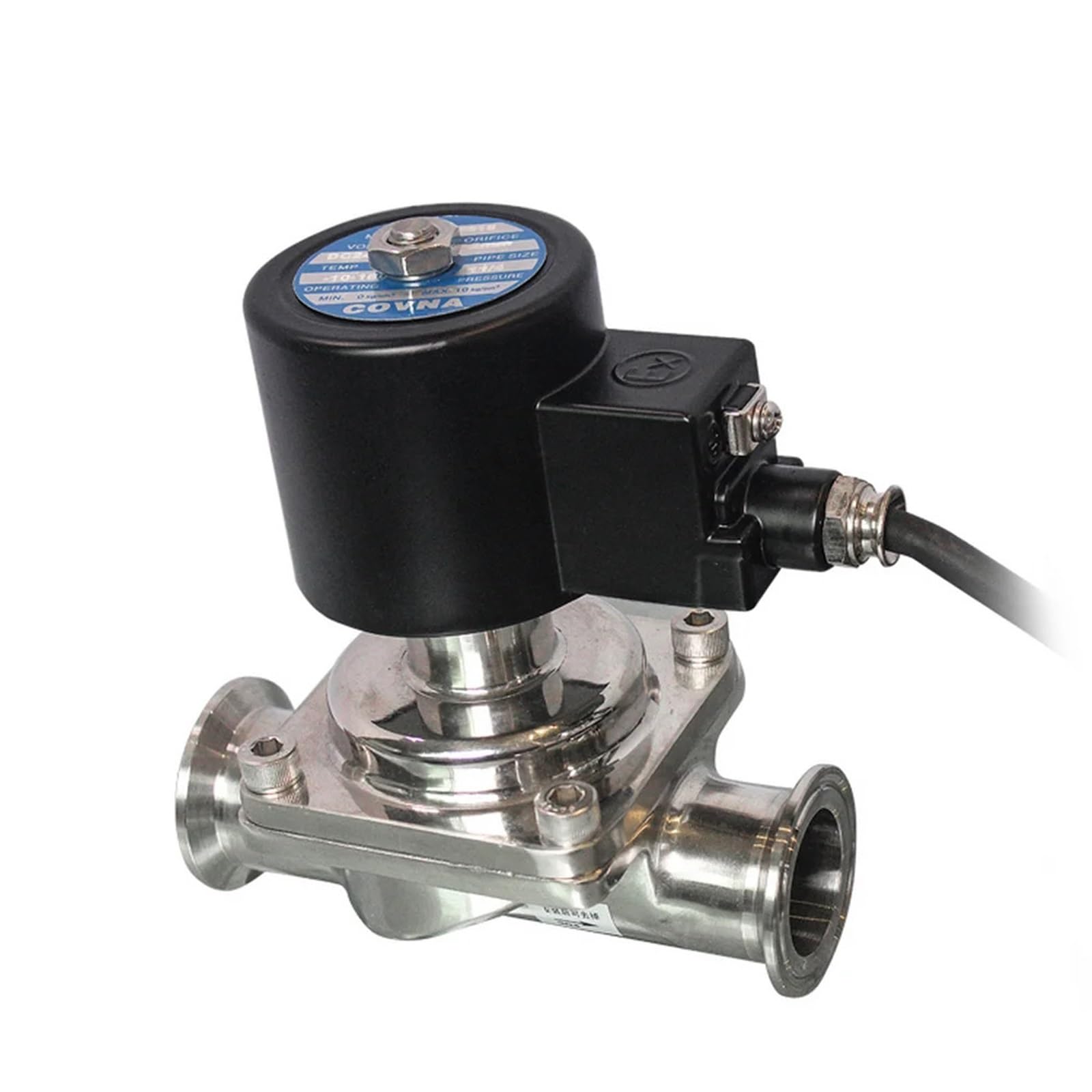 MXXDMOPD Stainless Steel 304 high Speed 2 Way Solenoid Valve for Food Industry(Medium Pressure)