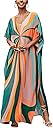 NFVNKJ Women's Plus Size Beach Lounge Kaftan Maxi Dress Swimsuit Coverup for Women