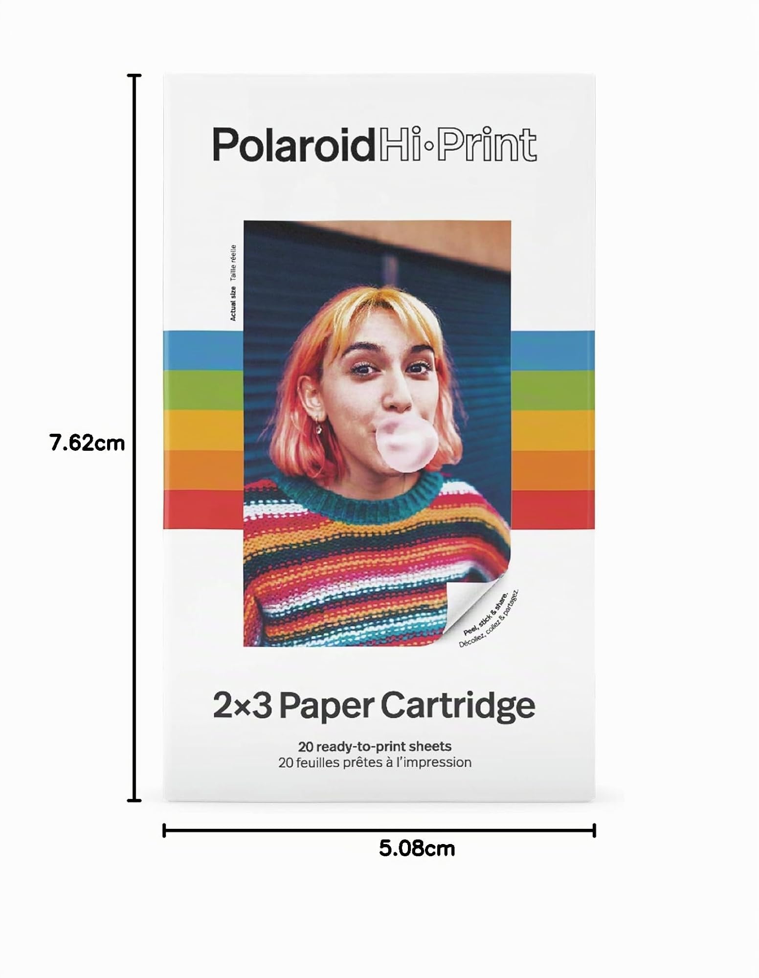 Polaroid Hi-Print Paprt – 3er-Pack mit 2 x 3 Papierkartuschen (60 Blatt)