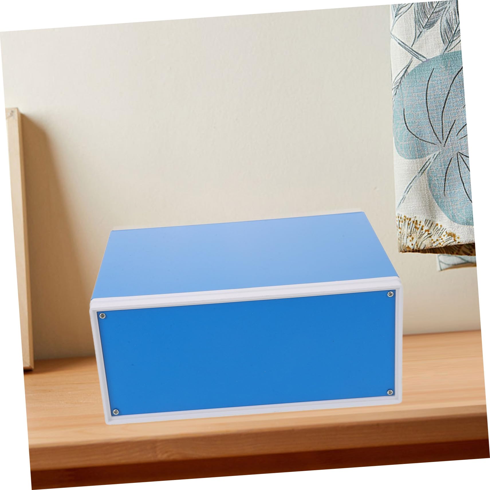 Toddmomy Scatola di Giunzione in Metallo Blu per Progetti Elettronici Protezione in Tensione e Facile Installazione, Custodia in Ferro 110x250x190mm per Terminali e Pulsanti