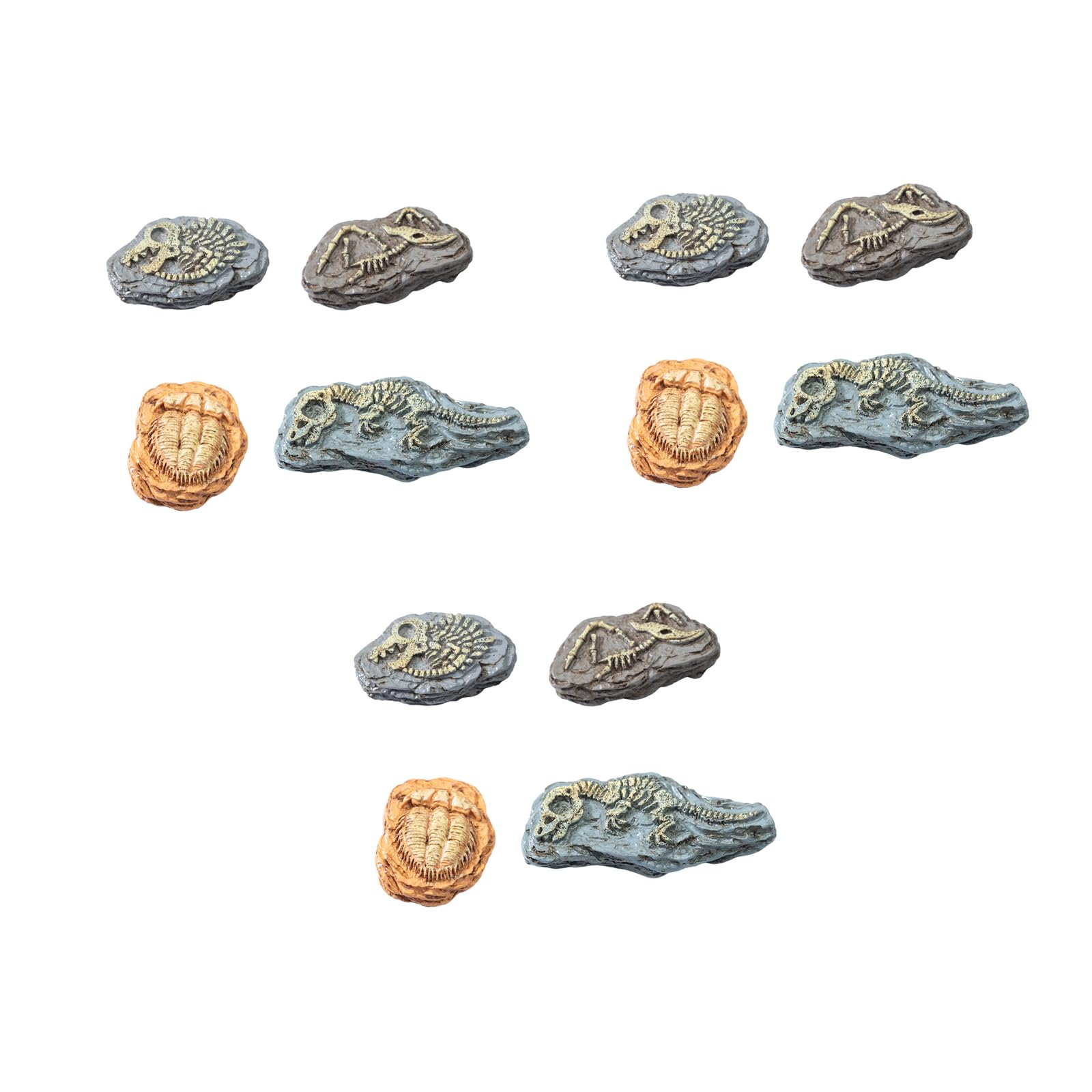 ljhnba Minis Fossils Dinosaur Miniature Fossils Dinosaur Figurine Fairy Garden Accessories Decors Miniature Landscape Ornament Resin Statue