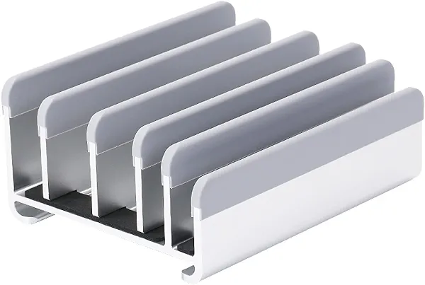 Elestoria Adjustable Laptop Stand - Fits 5 Devices, Modern Design, Tool Free Adjustment, Protective & Stable