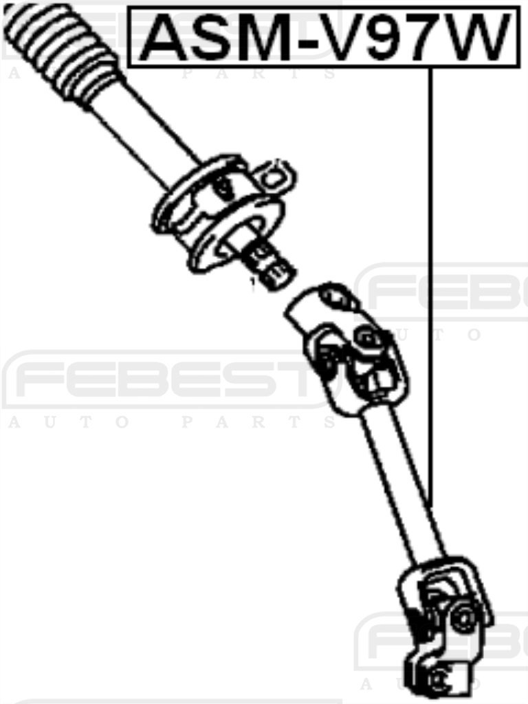 Amazon.com: 4401A148 - Joint Assy-Universal/Steering Sliding For 