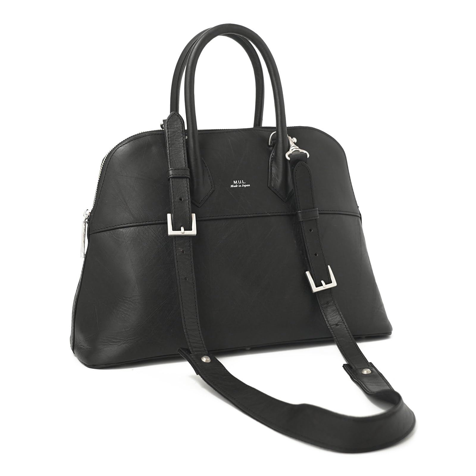 M.U.L.ラウンド ショルダーストラップ付き 新品未使用 Amazon | M.U.L. MUL079 round tote M ラウンドトート スクラッチ型