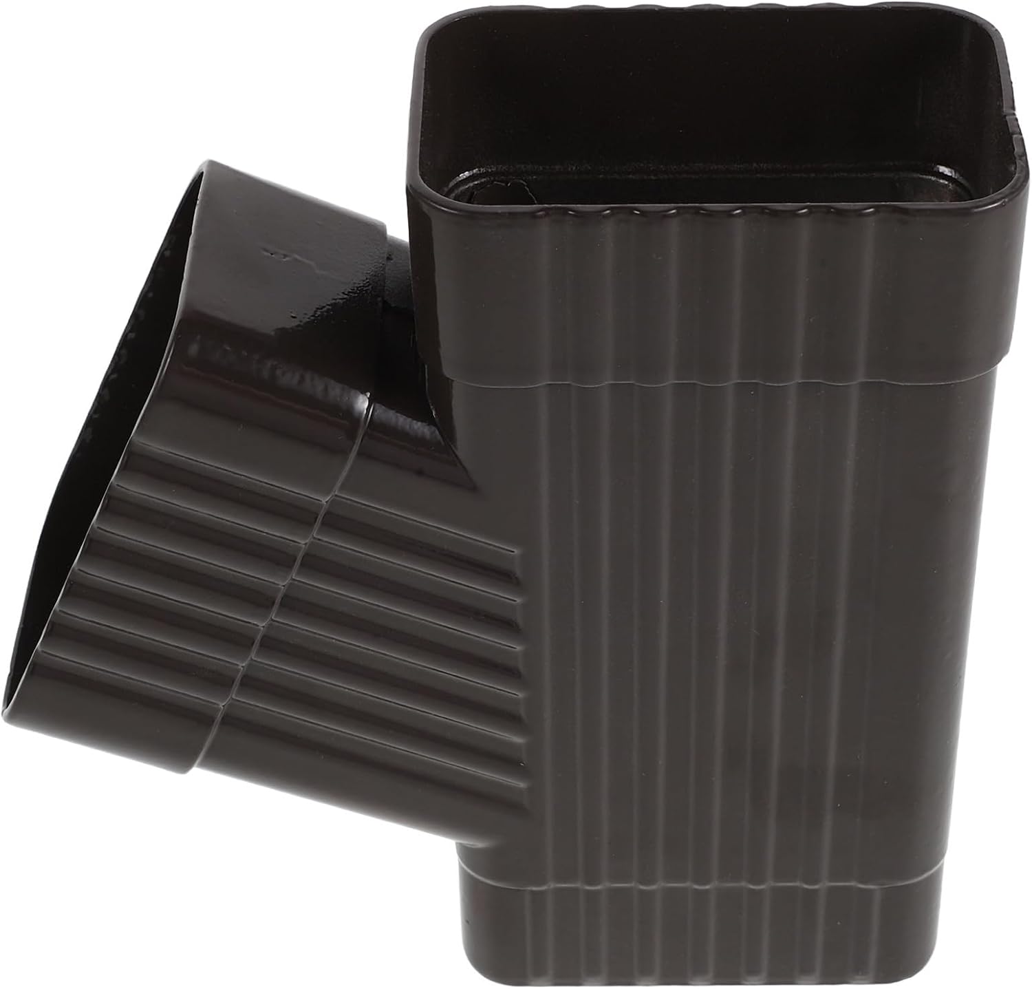 Aluminum Alloy Downspout Elbow for Rainwater Pipe Accessories Roofing Gutter Fitting with Angle Easy Installation for Home Drainage Systems