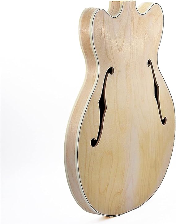 Handmade ​Guitar Body Very Thin Guitar Body Maple Plywood Back Side Solid Wood