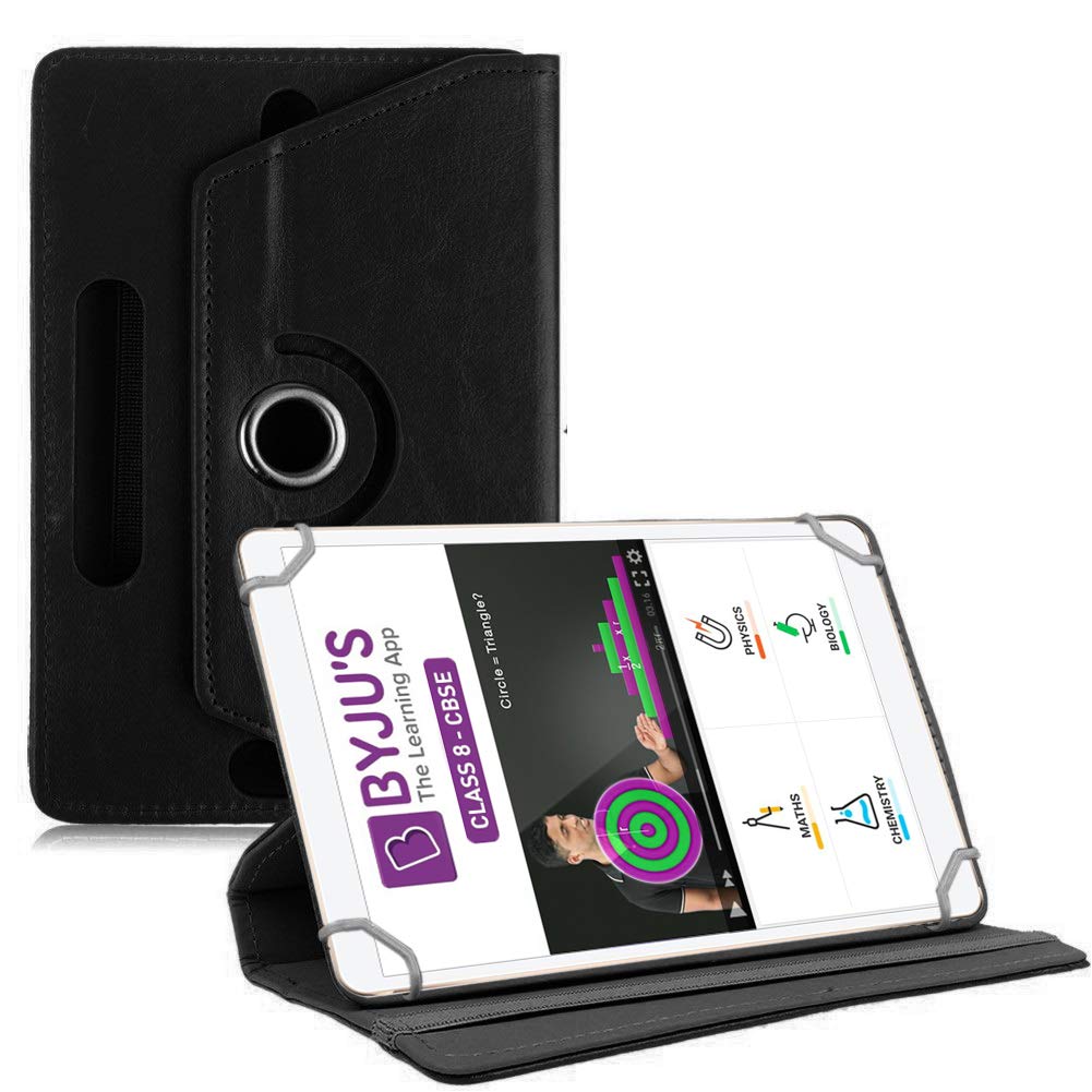 TGK Rotating Cover for Byju Learning Tab 10 inch Tablet - Black Universal 360 Degree Leather Rotary Swivel Stand Case (B07R1788PT) Amazon Price History, Amazon Price Tracker