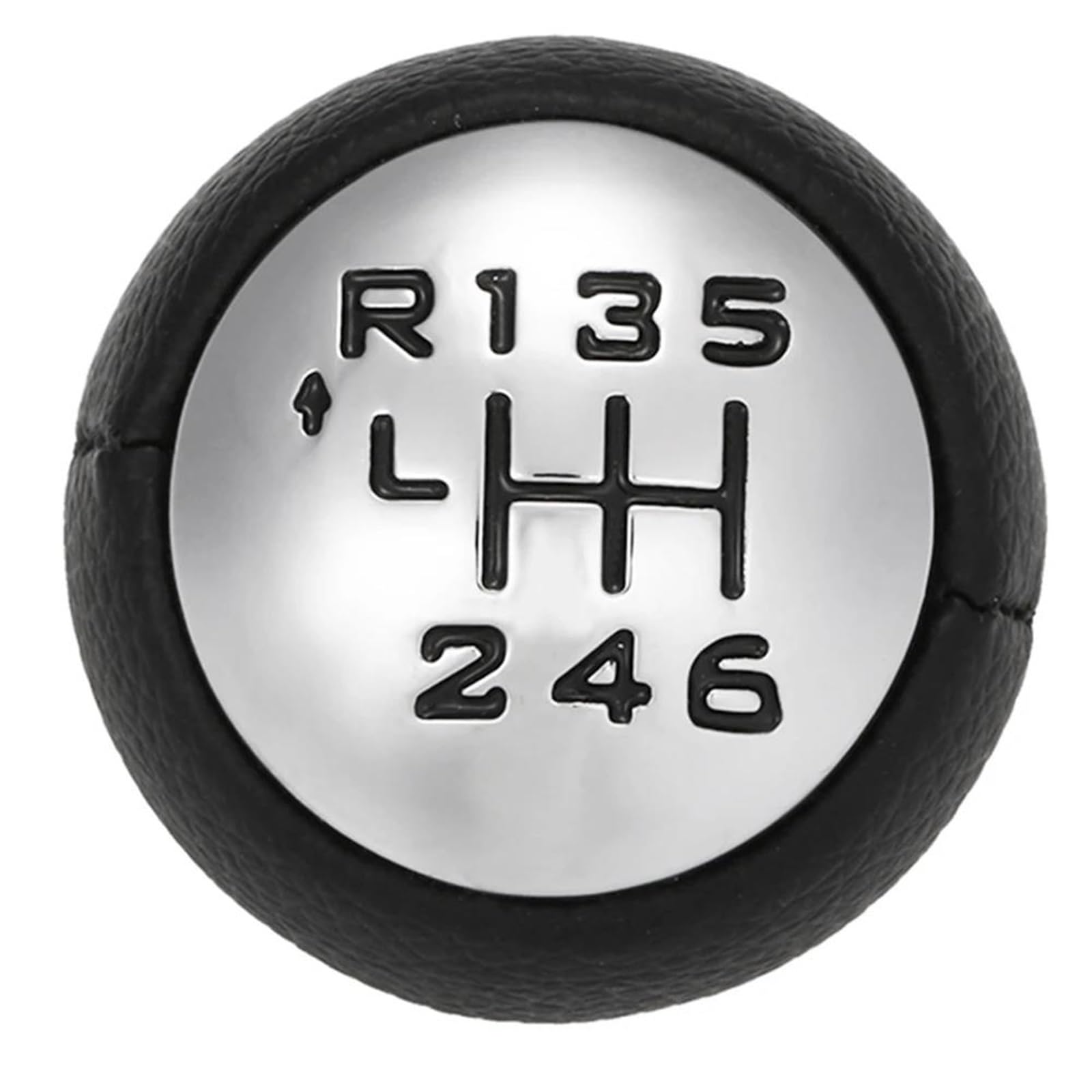 Qmtvfsrh One Color Car Gear Shift Knob For Peugeot 307 308 3008 407 5008 807 6 Speed Gear Shift Knob