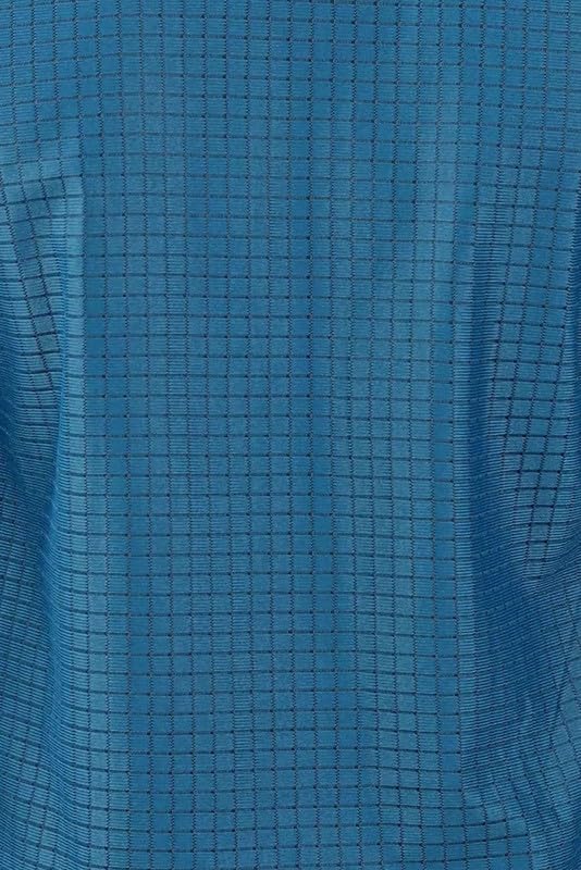 Image of DEELMO Men's Regular Fit Button Down Dress Shirts Textured Long Sleeve Casual Hawaiian Shirt