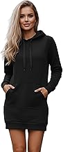OZONEE JS/YS10003Z Women's Hoodie Long Sweat Jacket Sweat Dress Winter Dress Autumn Dress Sweatshirt Dress Hooded Jacket Hoodie Long Sleeve Sport