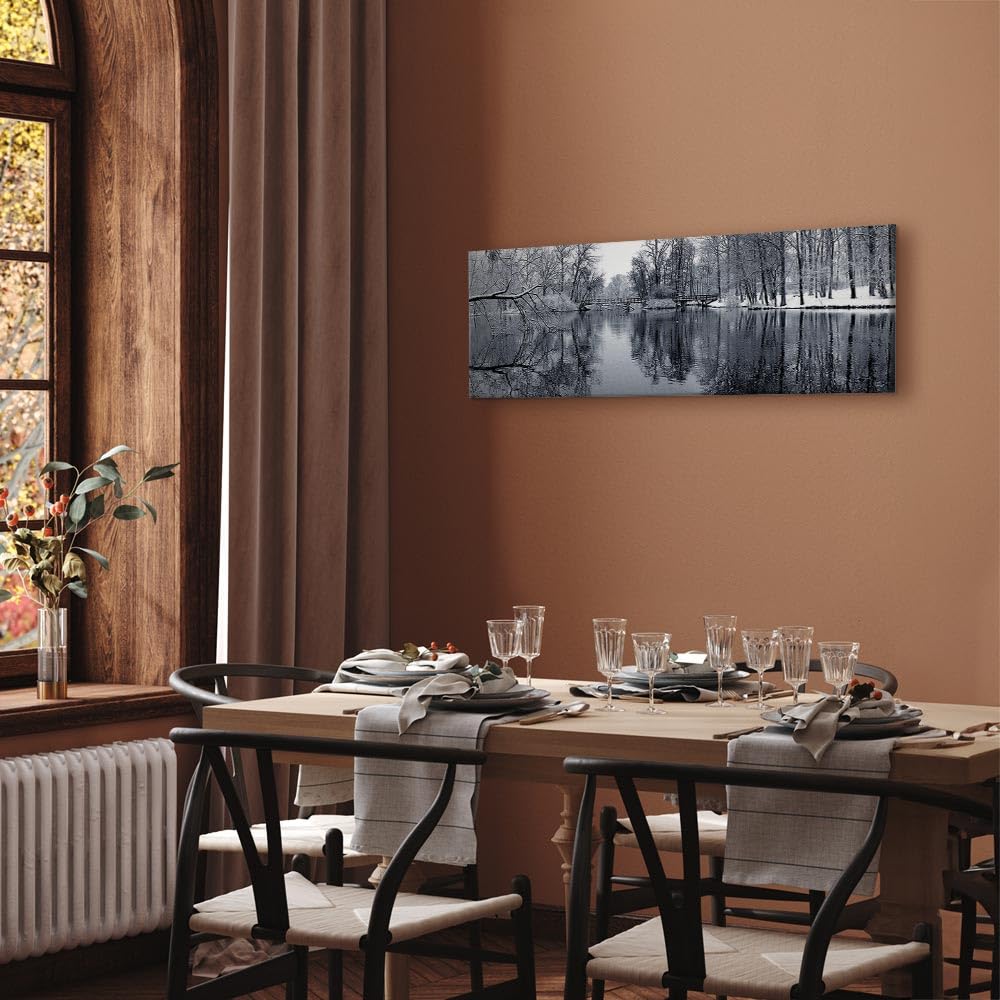 Cuadros B&D XXL - Cuadro en Lienzo Paisaje 1 pieza Impresión en Material no Tejido Grande Decorativo Cuadros para Salon Dormitorios Impresión Artística Imagen Gráfica Decoracion de Pared