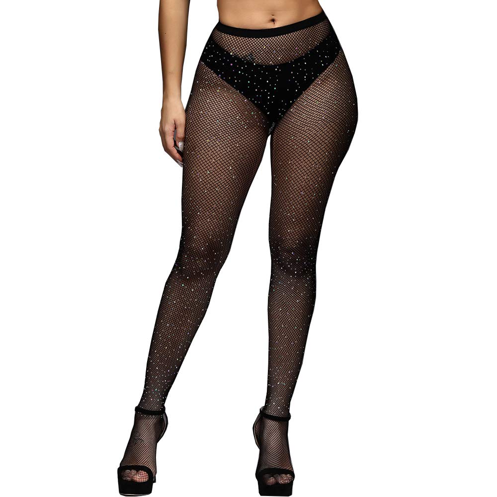 Anlaey Sparkle Rhinestone Fishnet 
