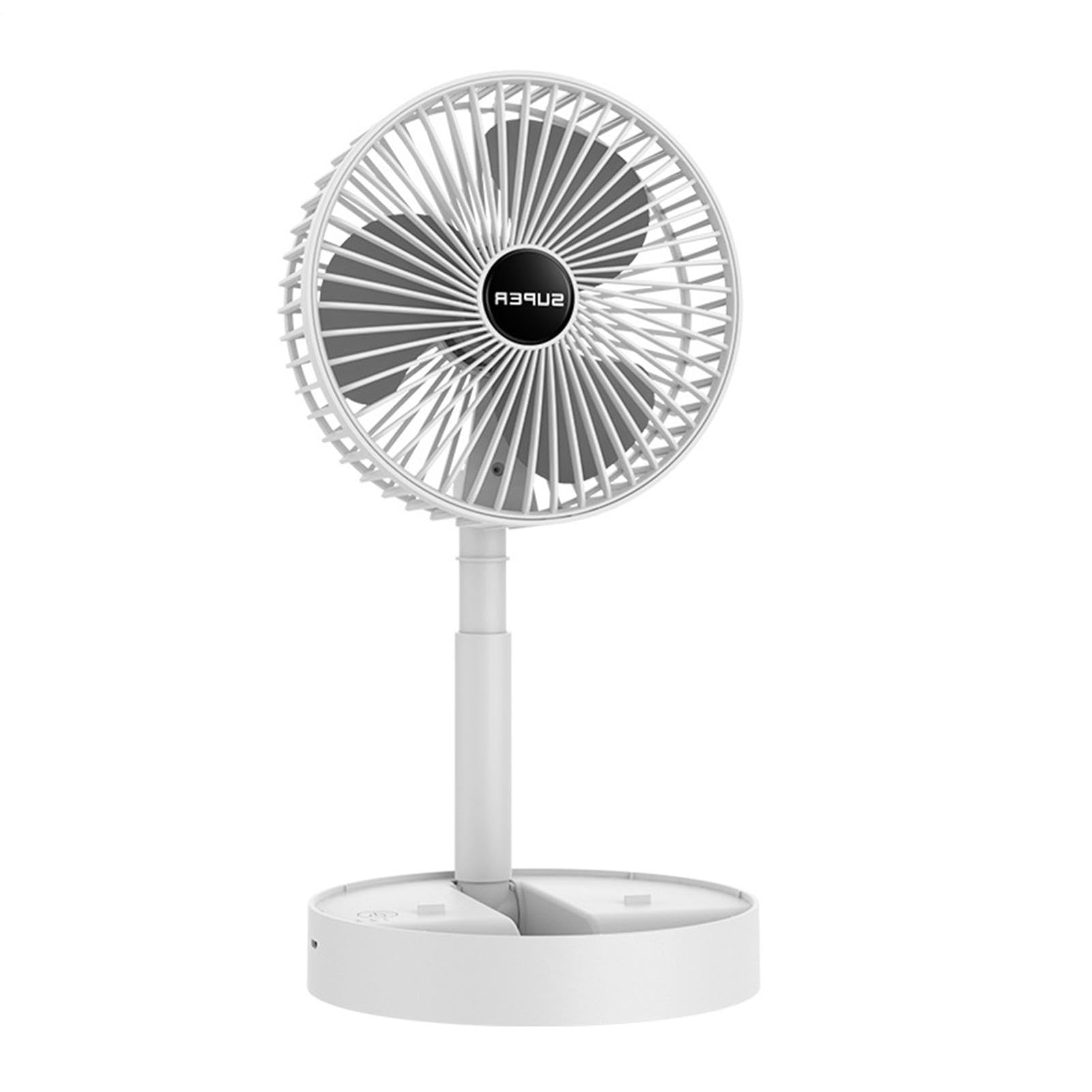 Ventilateur de bureau réglable en hauteur silencieux pour éviter la chaleur en dortoir et chambre