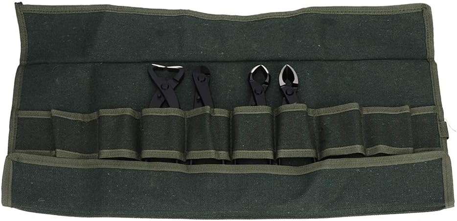 Bonsai Garden Plant Scissors Trimming Tool Set with Storage Bag for Tree Care Stainless Steel 4pcs Kit for Bonsai Enthusiasts