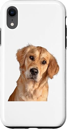 American Golden Retriever Dog Sweet and Quizzical Case for iPhone XR
