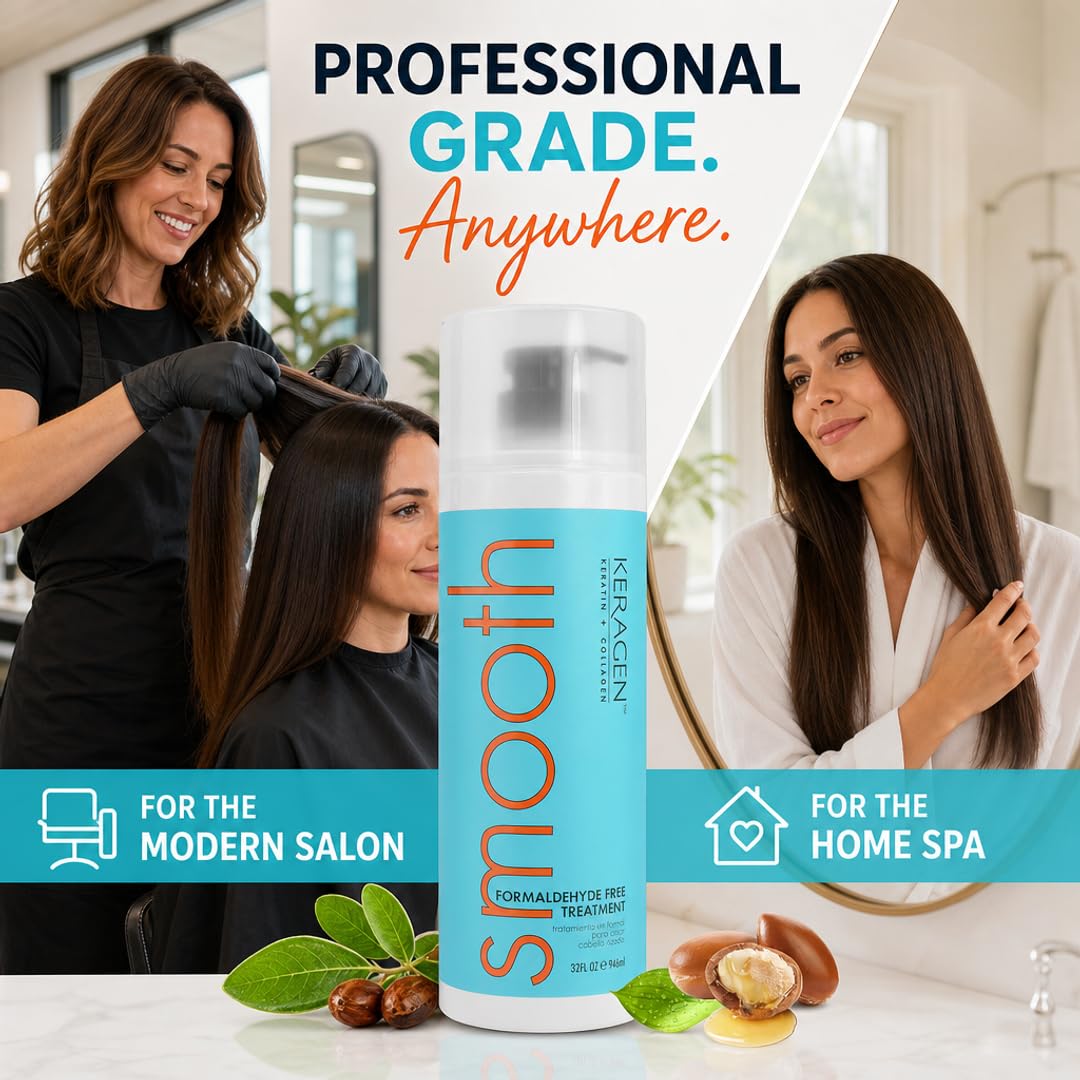 Amazon.com: KERAGEN Formaldehyde-Free Keratin Smoothing Treatment