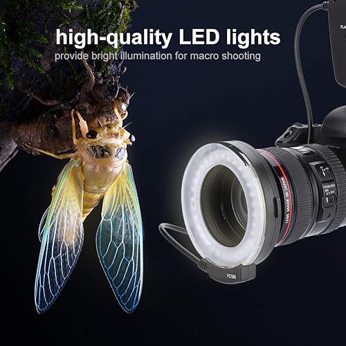 Miniatura 4 de Paquete de flash LED 5500k FC-100 portátil con controlador de flash flash LED universal 32 cuentas de lámpara LED Kit de luz de relleno para cámara