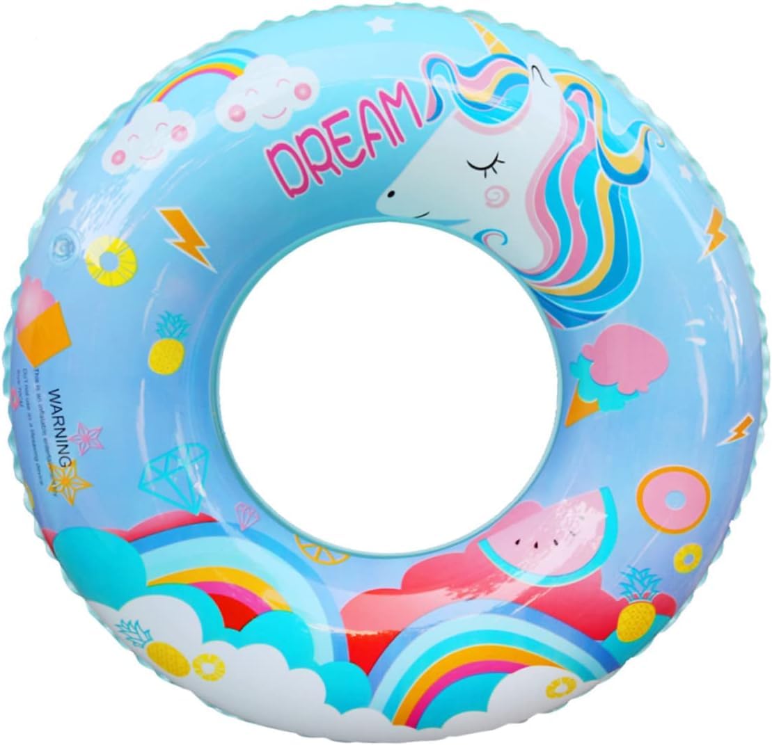 LIGHTER HOUSE Inflatable Tube Unicorn Swim Ring Unicorn Design Lifebuoy Accessories Child Blue Float Water Ring – 01 Pc. (B0CX95XPRK) Amazon Price History, Amazon Price Tracker